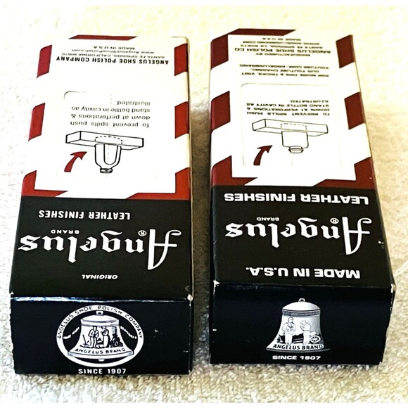 NEW Angelus Leather Dye 2 Red + Oxblood 3 Ounce Applicators Shoe Craft Purse - Picture 9 of 9